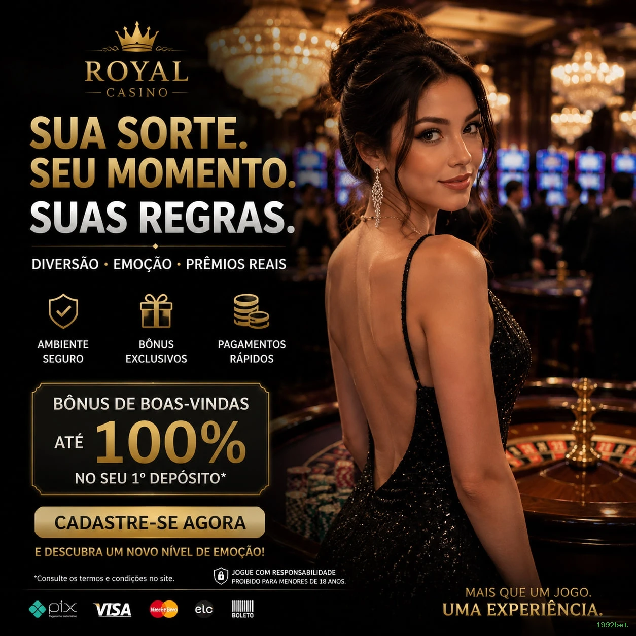 Canal oficial da 1992bet no Telegram